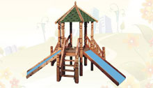 детские площадки, детские игровые площадки, детские комплексы, деревянные горки, Челябинск