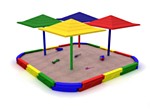 Игровая площадка, беседки, песочницы, Челябинск