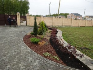 Ландшафт возле парковки