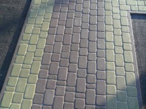 Красивая укладка тротуарной плитки
